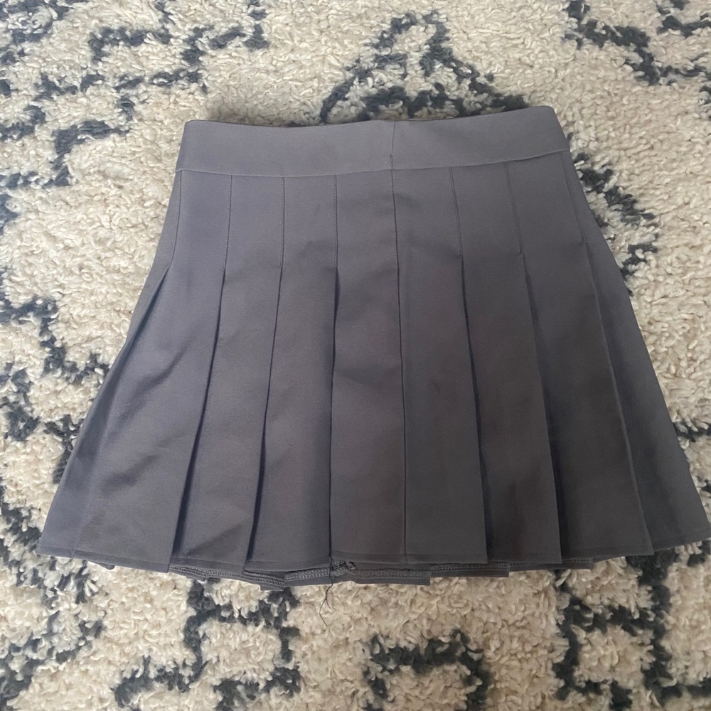 Gray Tennis Skirt